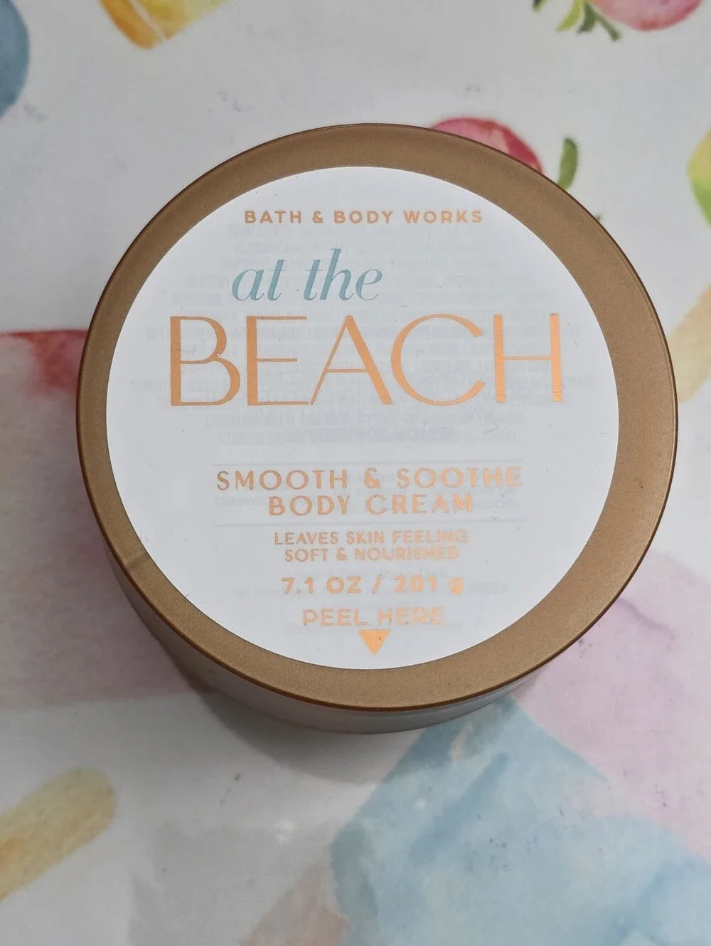 Bath & Body Works At The Beach Smooth & Soothe Body Cream NEW